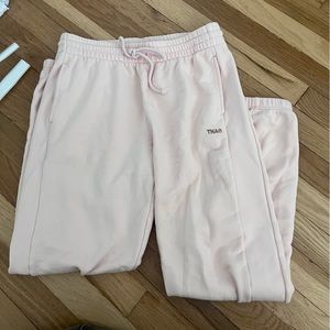 Aritzia terry fleece boyfriend fit sweatpants